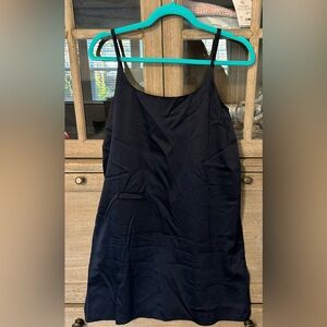 Aritzia Babaton Midnight Blue Silky Slip Dress - XS